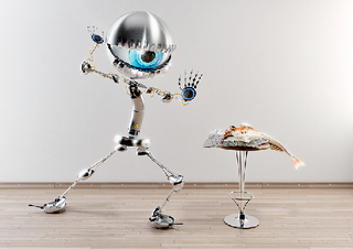 Illustration for article titled Andre Kutscherauer Robot Art Reminds Us Not to be Cocky